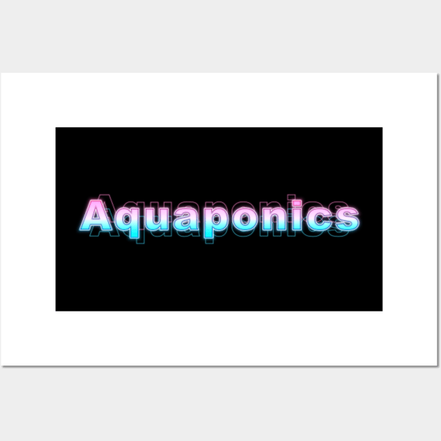 Aquaponics Wall Art by Sanzida Design